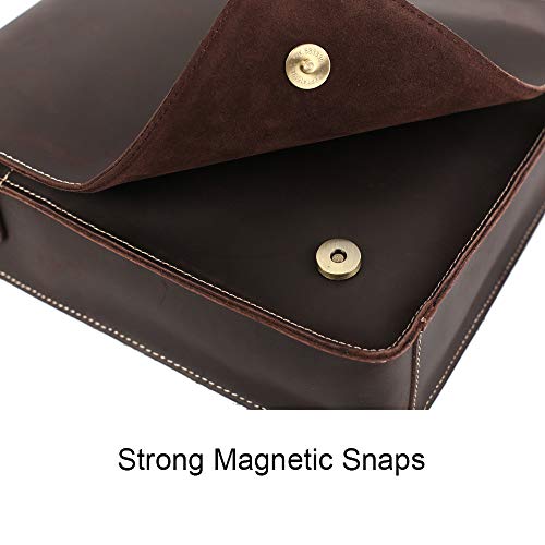 EURYNOME Leather Messenger Bag for Men, Men Purse Bag Full Grain Leather4