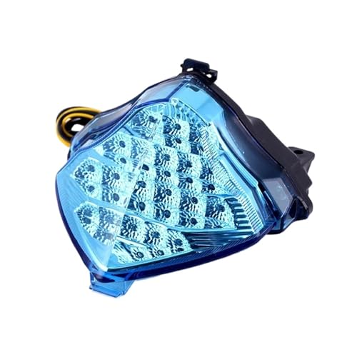 Feu de frein moto LED intégré étanche pour YZF-R1 2004-2006 optique bleue haute visibilité