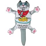 Picture of TTcat Organic Catnip Pillow for Indoor Cat and Kitten,Cat Crinkle Kicker Toy Chew Toy,White