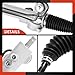 A-Premium - Hydraulic Power Steering Rack and Pinion Compatible with Mercedes-Benz W163 Series ML320 1998-2000, ML430 1999-2000, Replace# 1634600100