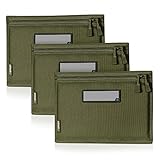 Savior Equipment 600D Tactical Pistol Sleeve Handgun Firearm Bag Soft Case with Reflective Patch for Specialist Series Range Bag, Lockable Zippers, 3-Pack