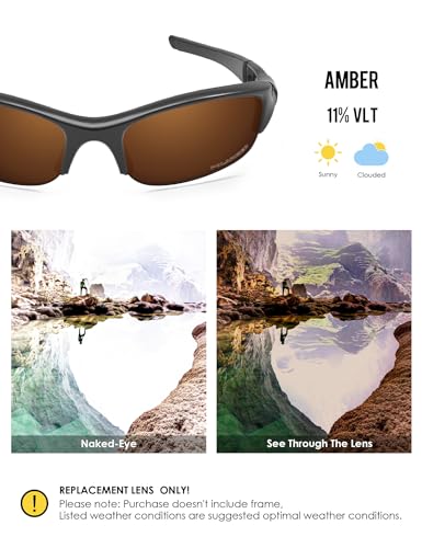 Image of BLAZERBUCK Replacement Lenses & Sock Kit for Oakley Flak Jacket OO9008 Sunglass