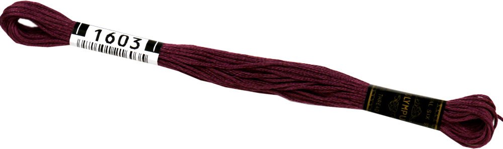 Fil broderie Orimupasu anti effilochage 6 brins robustes COL 1603
