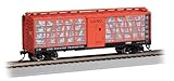 Bachmann Trains - Poultry Transport Car - Live Poultry Transit CO. #1566 - Long with Turkeys - HO Scale