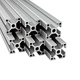 aluprofil 30x30 zubehör Größe: Länge 200cm, Breite 30mm und Tiefe 30mm (siehe Abbildung)