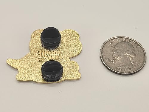 Genderfluid Pride Frog Chibi Gender Fluid Frog Enamel Pin in Genderfluid Flag Cape | LGBTQ Pin Pride Jewelry by Hokum and Snark - Used condition - Image 6