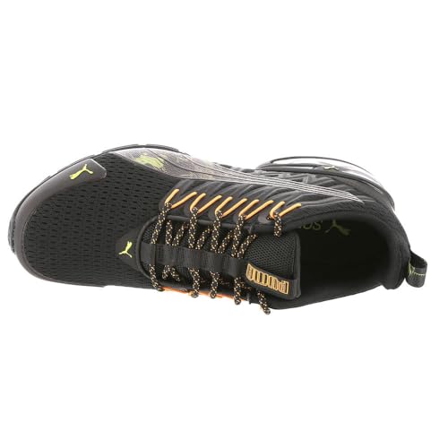 PUMA Voltaic Evo RetroFuture Mens Running 10 DM US BlackOrangeLime2