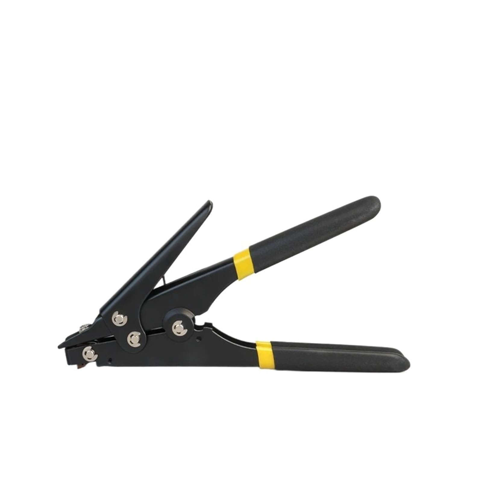Joxlover Nero Wire Stripper, Cable Tie Gun Clamp Fastening Automatic Tensioning Nylon Width 2.3Mm To 9.5Mm(Nero)