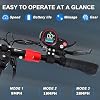 Off-Road Electric Scooter Adults with Seat,1600W/1200W Motor,28-36 Miles Long Range,31/34MPH,10/11 All Terrain Escooter, 48V 18AH,Foldable E-Scooter with Full Suspension,Dual Brake,150KG Load