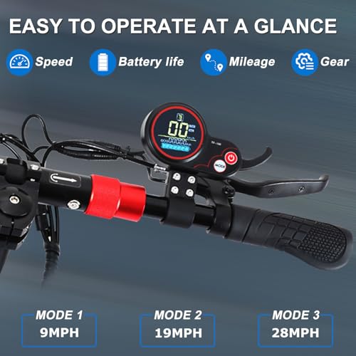 Image of Electric Scooter Adults with Seat 1600W /1200W - 30-37 Miles & 28 /31 /34MPH Fast E-Scooter,Dual Brake Full Suspension,All-Terrain Offroad Electric Scooters Foldable for Commuting