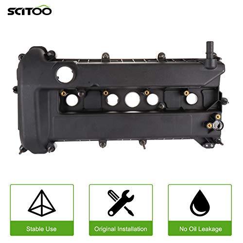 Image of SCITOO Engine Valve Cover with Gasket Replacement for Mercury for Ford Escape Focus Z4 2005-2013 Valve Cover Gasket Set QR25DE