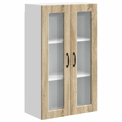 Sonoma Oak Engineered Wood Kitchen Cabinet - 60x31x100cm, Modern Storage Buffet Sideboard for an Organised Home, Durable Culinary Pantry Unit - Image 2