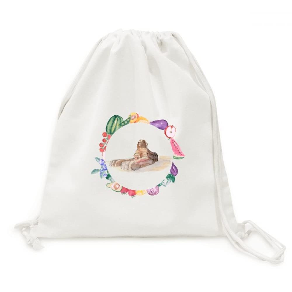 Sac en tissu pliable grand sphinx de gizeh pour courses - 6