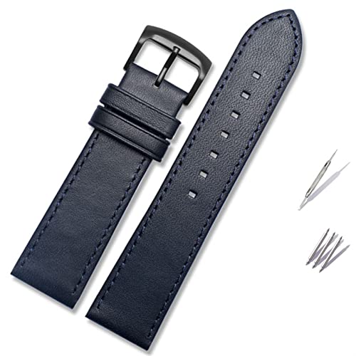 Bracelet montre 22mm cuir véritable pour remplacer 5468EFR et EFV-540 cuir de vache contracté