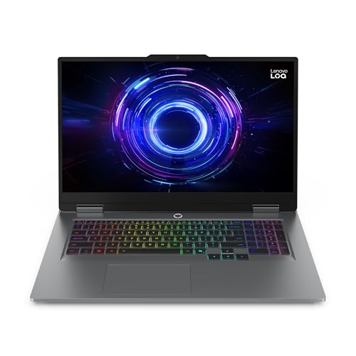 Lenovo LOQ Gaming Notebook 17.3' FHD (1920x1080) 165Hz, Intel Core i7-13700HX, RAM 16GB, 1TB SSD, NVIDIA GeForce RTX 5060 8GB GDDR7, Windows 11, Tastiera Retroilluminata - Luna Grey
