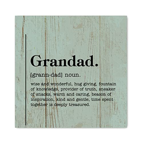 Panneau en bois décoration murale moderne Evans1nism Grandad Definition salon