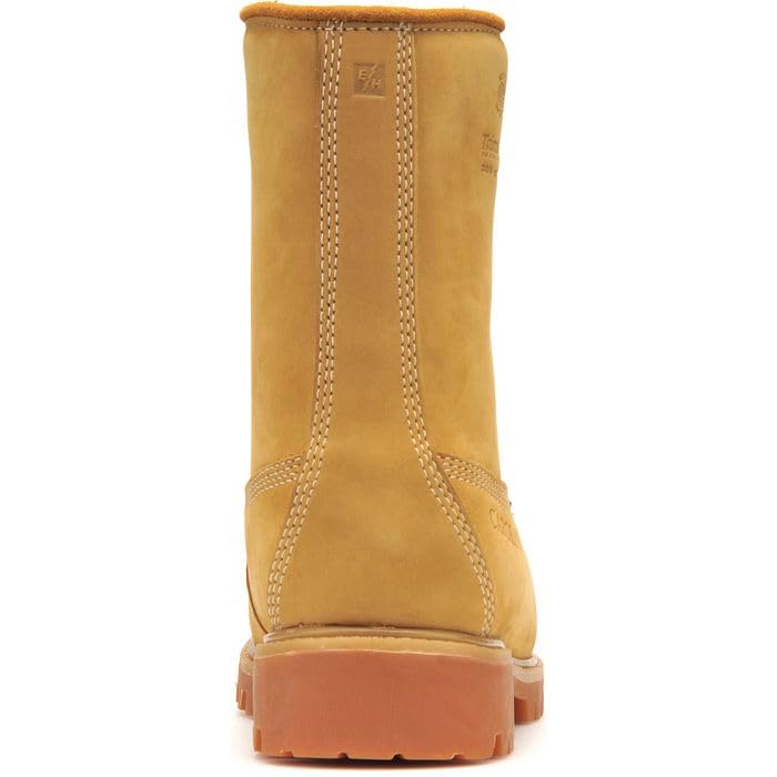 Carolina Men's Journeyman 8” Insulated Waterproof Work Boots - Nubuck Leather with 200G Insulation, and Oil & Slip-Resistant Rubber Lug Outsole, EH Rated4