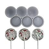 Photo Gallery mostsom 2 stampi in silicone per lecca-lecca fai da te, stampo per fondente, cioccolato, fondente, utensili da forno, accessori da cucina (e_round) Photo Gallery mostsom 2 stampi in silicone per lecca-lecca fai da te, stampo per fondente, cioccolato, fondente, utensili da forno, accessori da cucina (e_round)