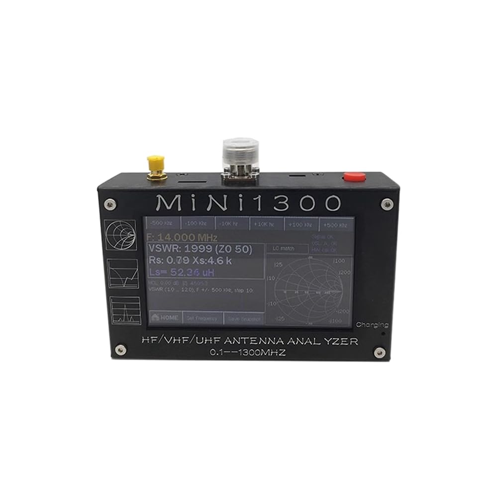 Mini 1300 Analyseur de Réseau Vectoriel Multimètre à Ondes Stationnaires Portable 1.3G Analyseur D'Antenne Vectorielle Multifonction