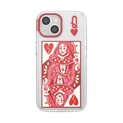 PopSockets iPhone 14 Plus Phone Case with MagSafe- Heart Queen