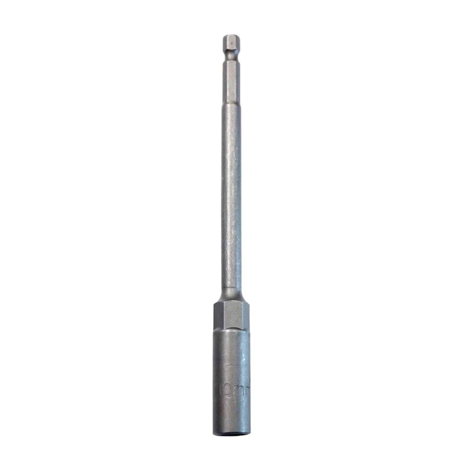 150mm CR-V Hex Nut Driver Adapter For Electric Drill Carpentry Tool(10mm)