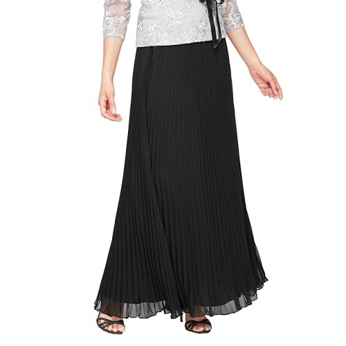Image of Alex Evenings Women's Full Length Formal Maxi Skirt, Perfect for Special Evening to Party Guest (Petite and Regular Sizes)