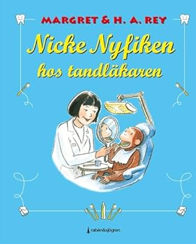 Hardcover Nicke Nyfiken hos tandläkaren [Swedish] Book