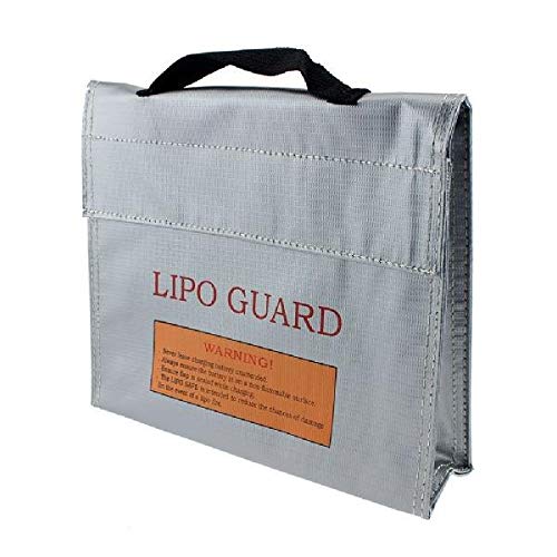 Vesna LeadingStar Explosion-Proof Lipo Battery Safe Guard Bag Protective Battery Charging Bag zk 30 (Silver)