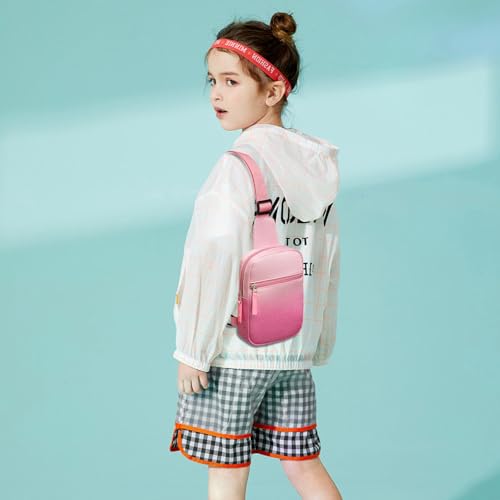 Image of Birthday Back to School Gifts for Teen Girls 8-12, Fanny Pack Crossbody Bag | 8 9 10 11 12 Year Old Girl Birthday Gifts, Kids Sling Bag Purse Travel Essential, Preppy Fashion Tween Girl Gift Trendy Stuff