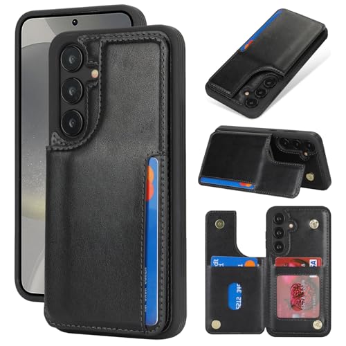 Housse de protection Samsung S24 anti-piratage RFID avec porte-cartes intégré