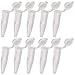 Bettomshin 500Pcs 1.5ml Conical Centrifuge Tubes, with Snap Cap, Transparent Mini Plastic Microcentrifuge Test Tubes Storage Containers for Beads Specimen Sample Lab