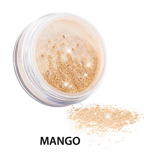 Image of Zuii Organic Certified Flora Diamond Sparkle Blush, Mango, 3 g