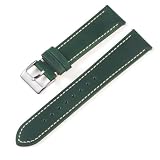 Cinturino in Pelle Vintage glassata Sottile Corpo Sottile Universale 18mm 20mm 22mm Bracciale a Rilascio rapido Orologio di Guardia