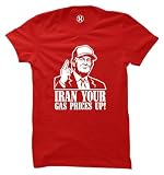 Iran Your Gas Prices Up! - Funny Trump Iran Ladies T-Shirt (Red, Small)