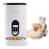【Halten Sie Ihre Haustiere Gesund】- Mit dem integrierten programmierbaren Timer und der Futterausgabe können Sie jede Mahlzeit planen und eine einzigartige Portionsgröße programmieren, um Ihre Haustiere gesünder zu halten.