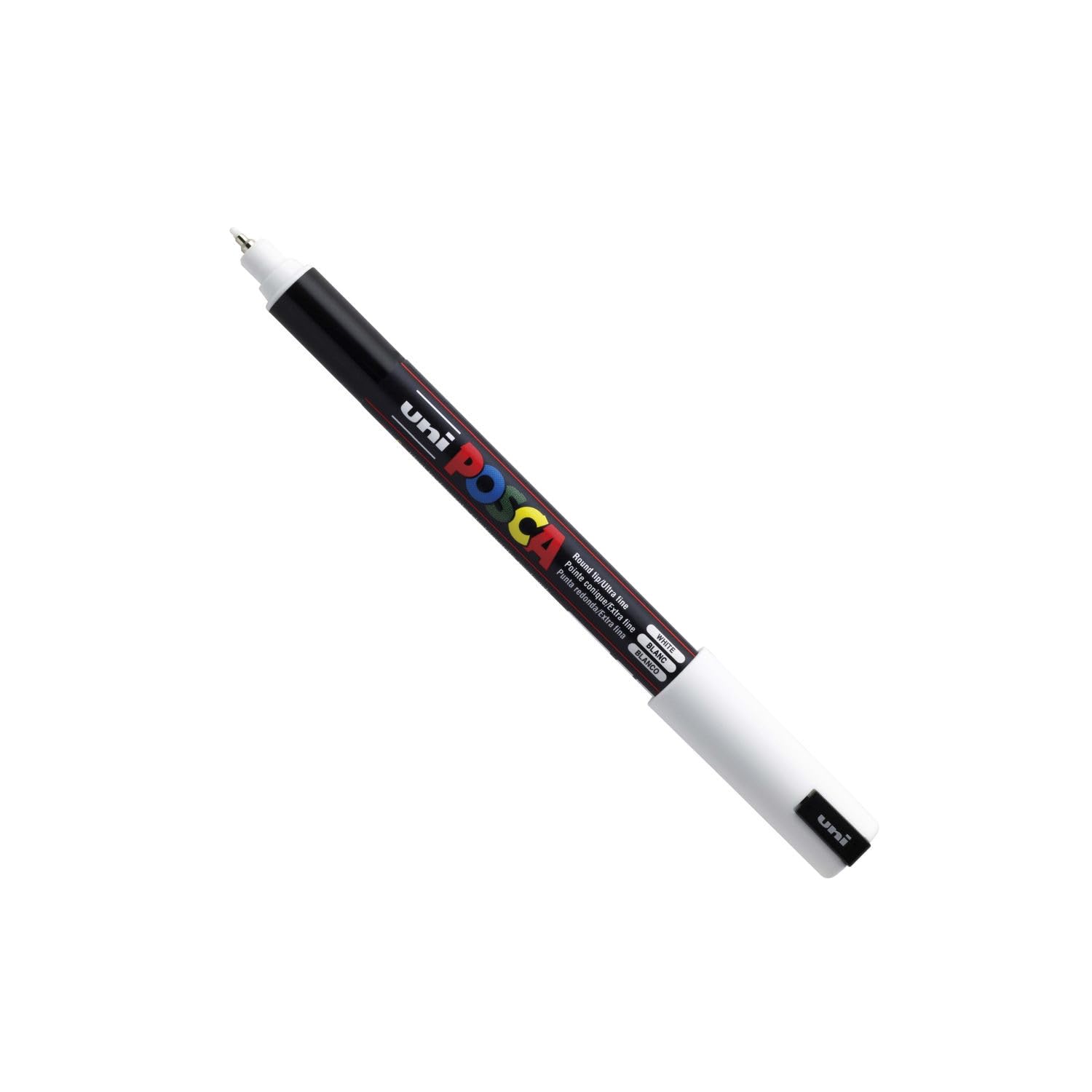 POSCA - Rotulador blanco PC1MR Punta calibrada Extra-f