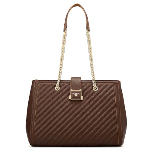 Image of Da Milano Leather Shoulder Bag for Women (00194C)