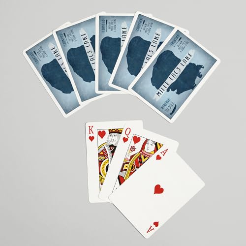 Baraja de póker Mille Lacs Lake, 52 cartas para adultos miniatura 7