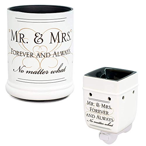 Courtney's Candles Aurora Black Candle Lamp Warmer and Courtneys 26 oz Candle - DREAMCICLE