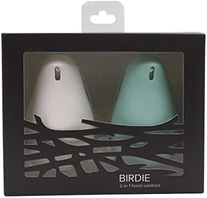 OLIKA 2-in-1 Hand Sanitizer, 0.7 Ounce (2 Pack Robin's Egg + Eggshell)