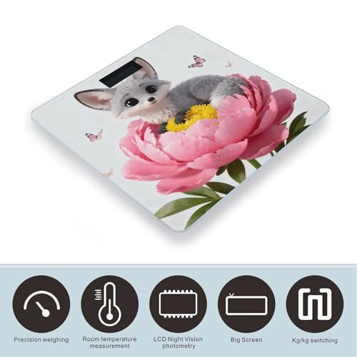 Báscula Digital de Baño Precisa y Estable BTCOWZRV miniatura 3