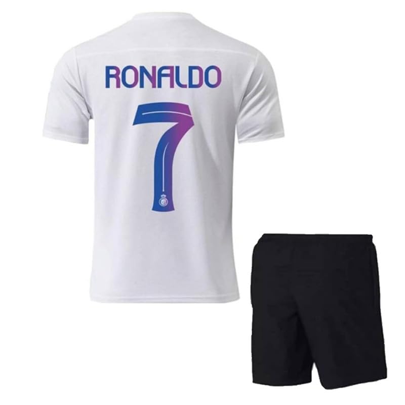 Image of Ronaldo 7 Jersey with Shorts for (Kids,Boys & Men)