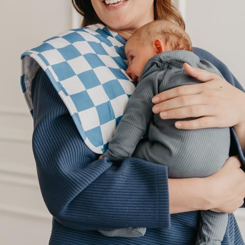 Image of Copper Pearl Premium Baby Burp Cloths - 3-Pack Large Cotton Burp Cloths, Extra Soft Spit Up Rags with 3 Absorbent Layers, Perfect for Baby Boy and Baby Girl Gifts (21 inch x 10 inch Size, Speedster Set)