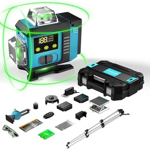 FuGuiB Green Laser Level with Tripod Cover