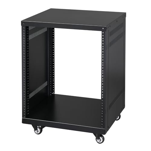 Ktaxon 12U AV Rack|19-Inch Server Equipment Rack Audio Rack |Tool Included