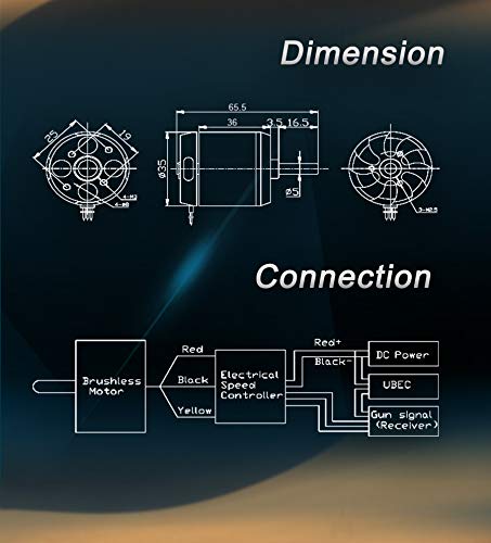 Flash Hobby FLASHHOBBY D3548 Brushless Motor D3548 900Kv Outrunner Motor For Mini Multicopters Rc Plane Helicopter Fixed-Wing Aircraft thumb #1