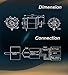 FLASH HOBBY Brushless Motor D3548 790KV Outrunner Motor for Mini Multicopters RC Plane Helicopter Fixed-Wing Aircraft