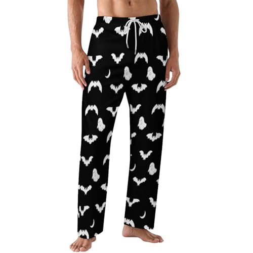 Funny Mens Pajama Pants Lightweight Soft Lounge Pant Sleep Pj Bottoms for Men With Pockets