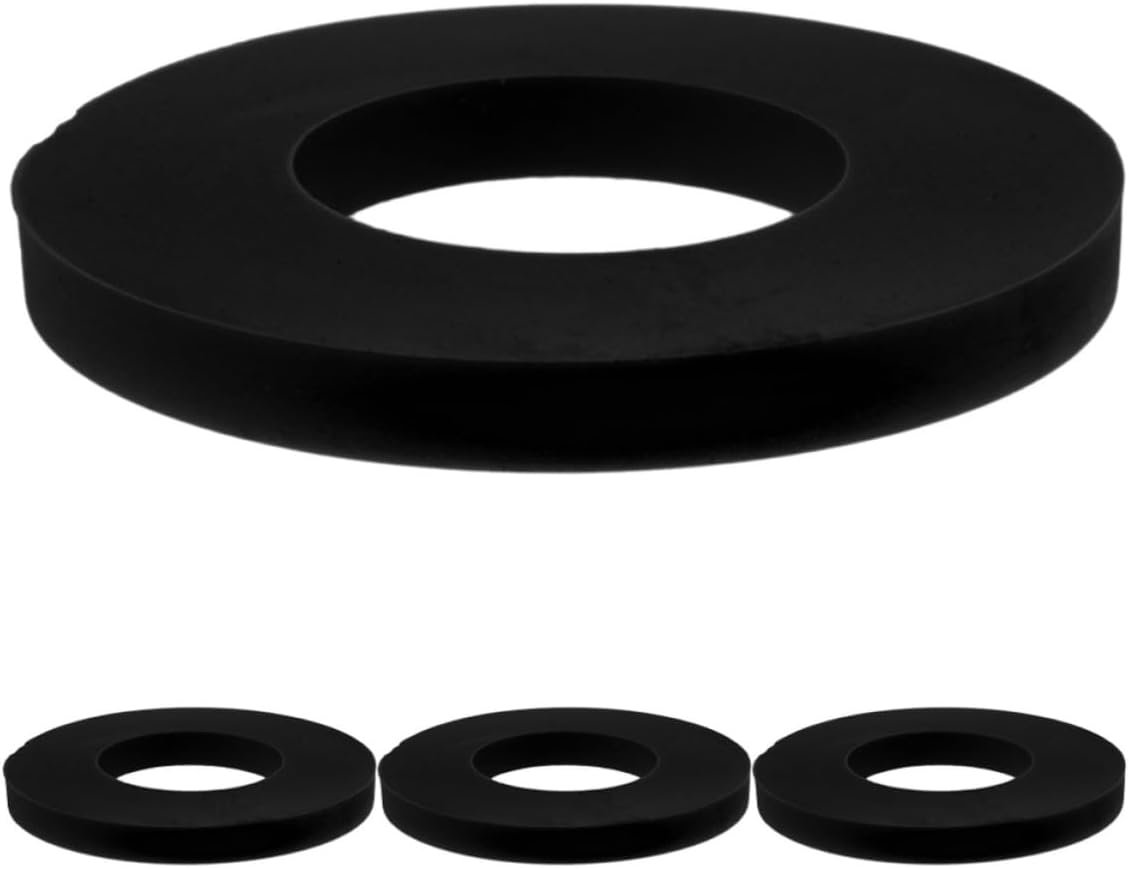 Cabilock 4pcs Shock Absorber Bushing Rings for Car Suspension, Rubber Material with Enhanced Comfort and Wear Resistant Features, Front Shock Absorption Replacement Parts