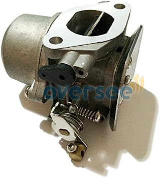 OVERSEE Outboard Carburetor Assembly 67D-14301-13 for 4 Stroke 4HP Yamaha Outboard Motor Engine 68D-14301-13